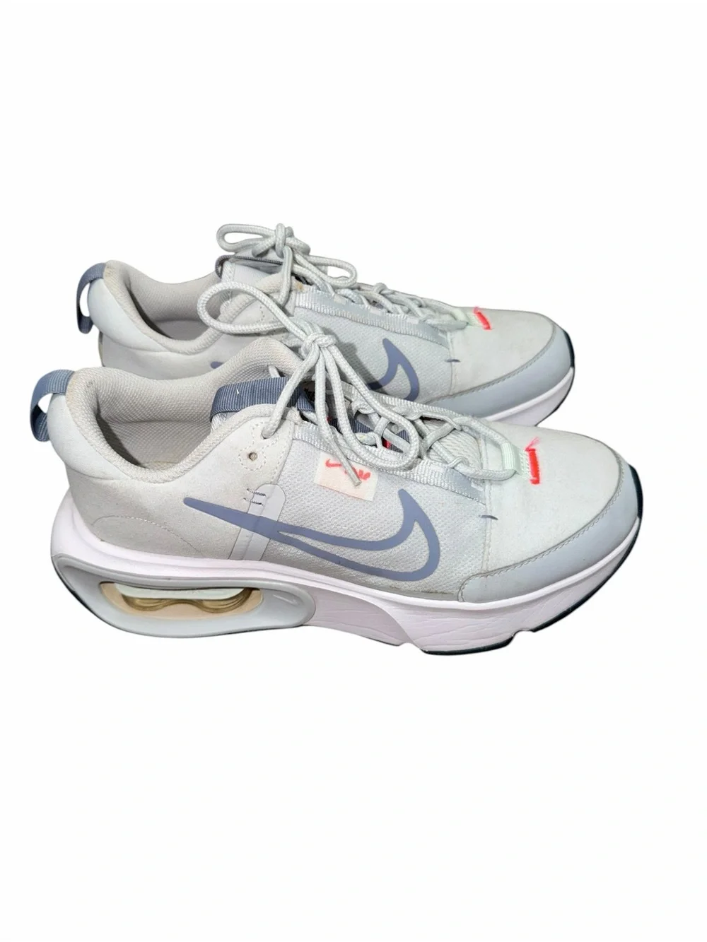 Nike Air Max INTRLK Lite Women’s Size 8 White Gray Running Sneakers DQ2904-001